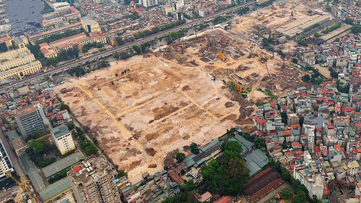 Giải toả mặt bằng tại khu đất Masteri Iconic Nguyễn Trãi