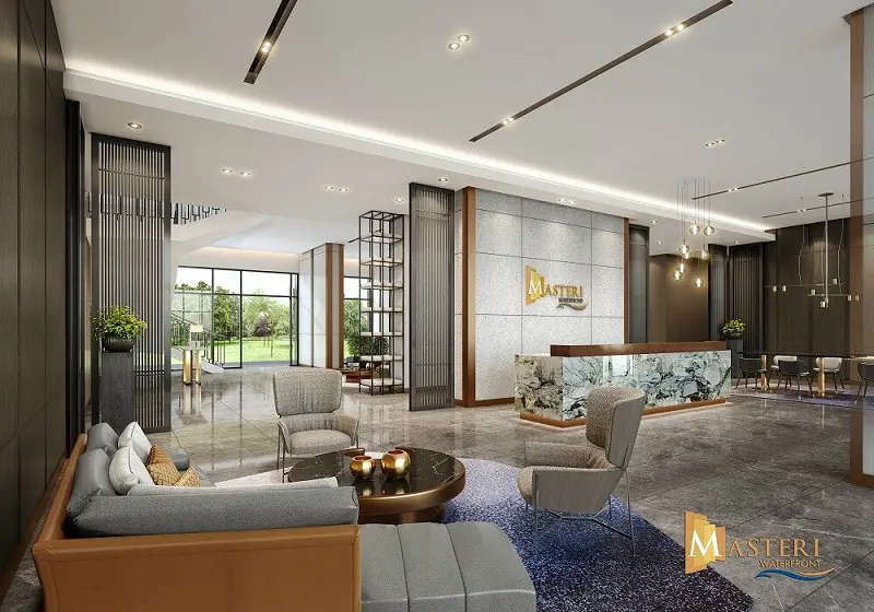 Thiết kế sảnh Masteri Waterfront