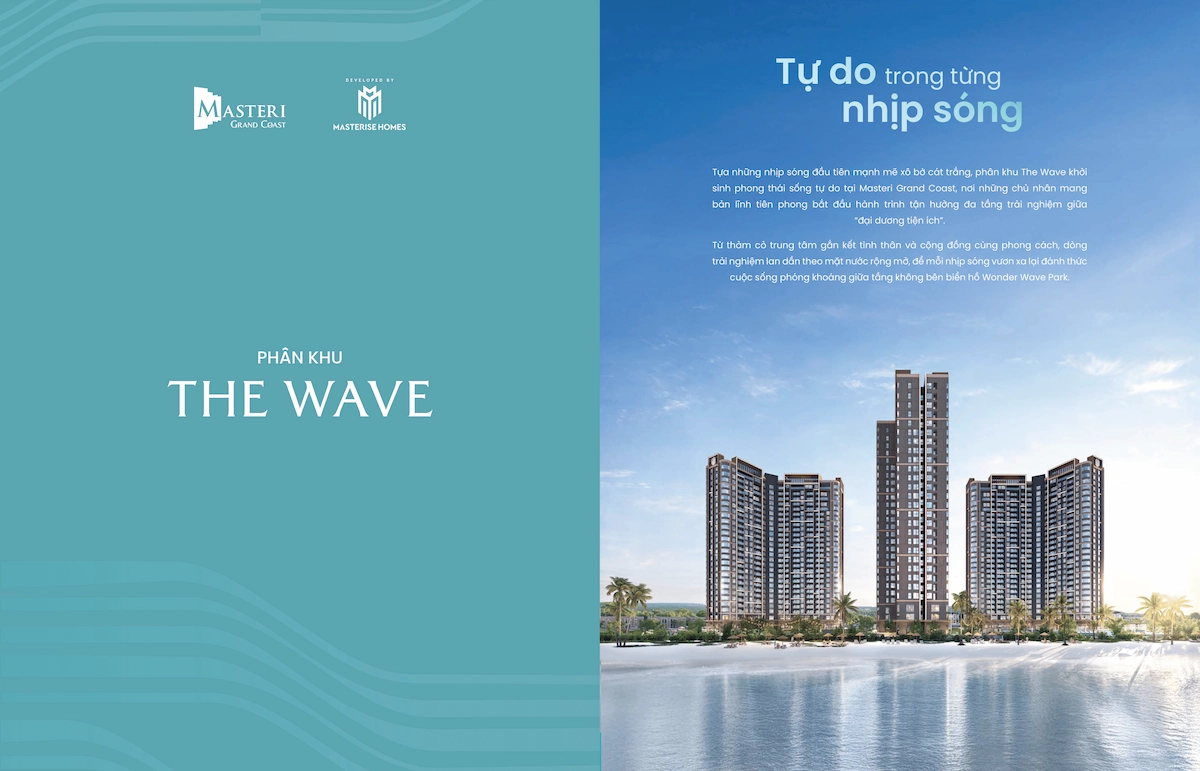 The Wave Masteri Grand Coast: Tâm điểm view hồ tạo sóng Ocean Park 2