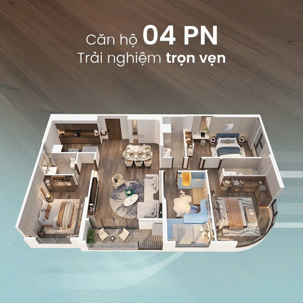Căn hộ 4 phòng ngủ