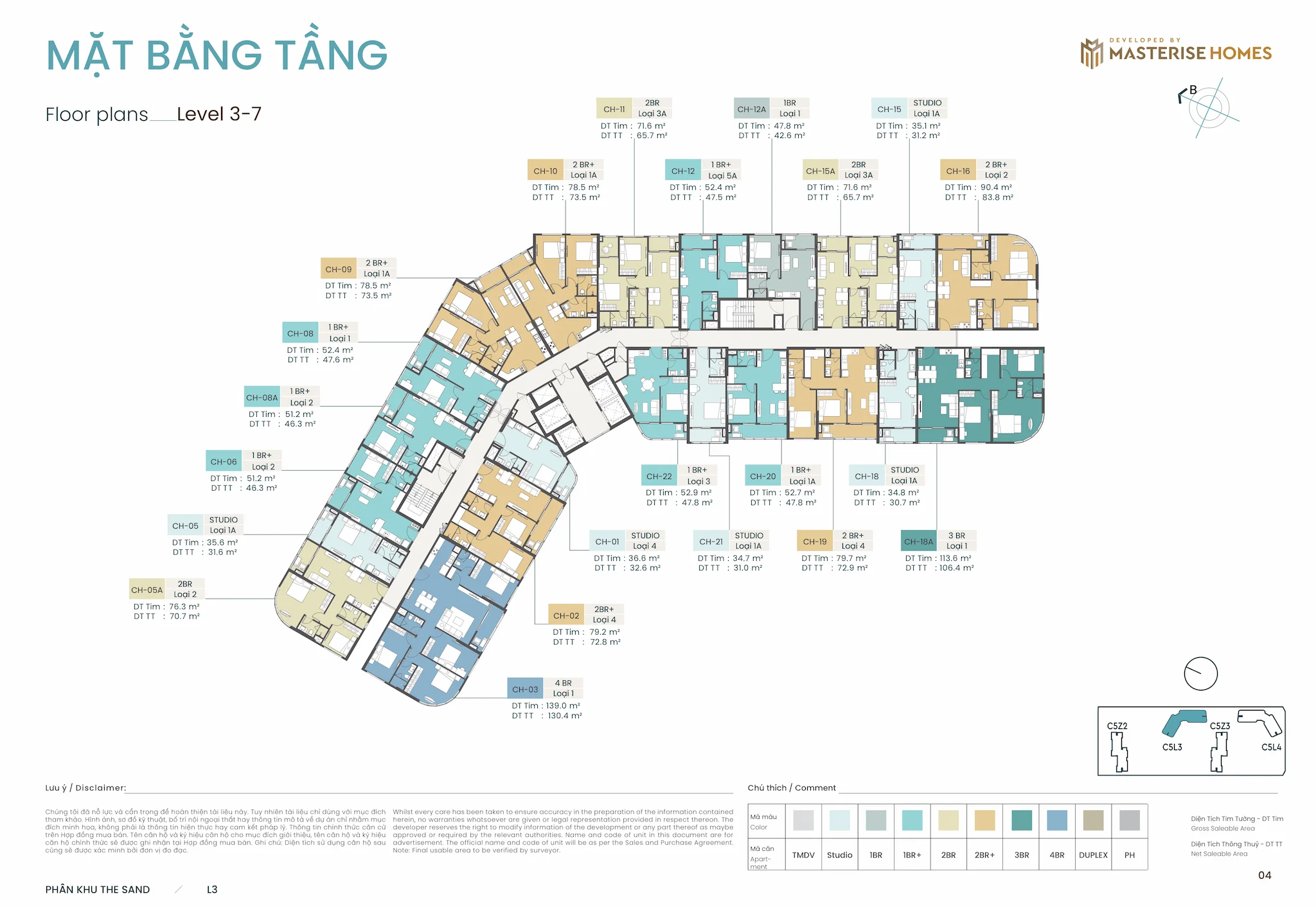 Tòa L3 Tầng 3-7