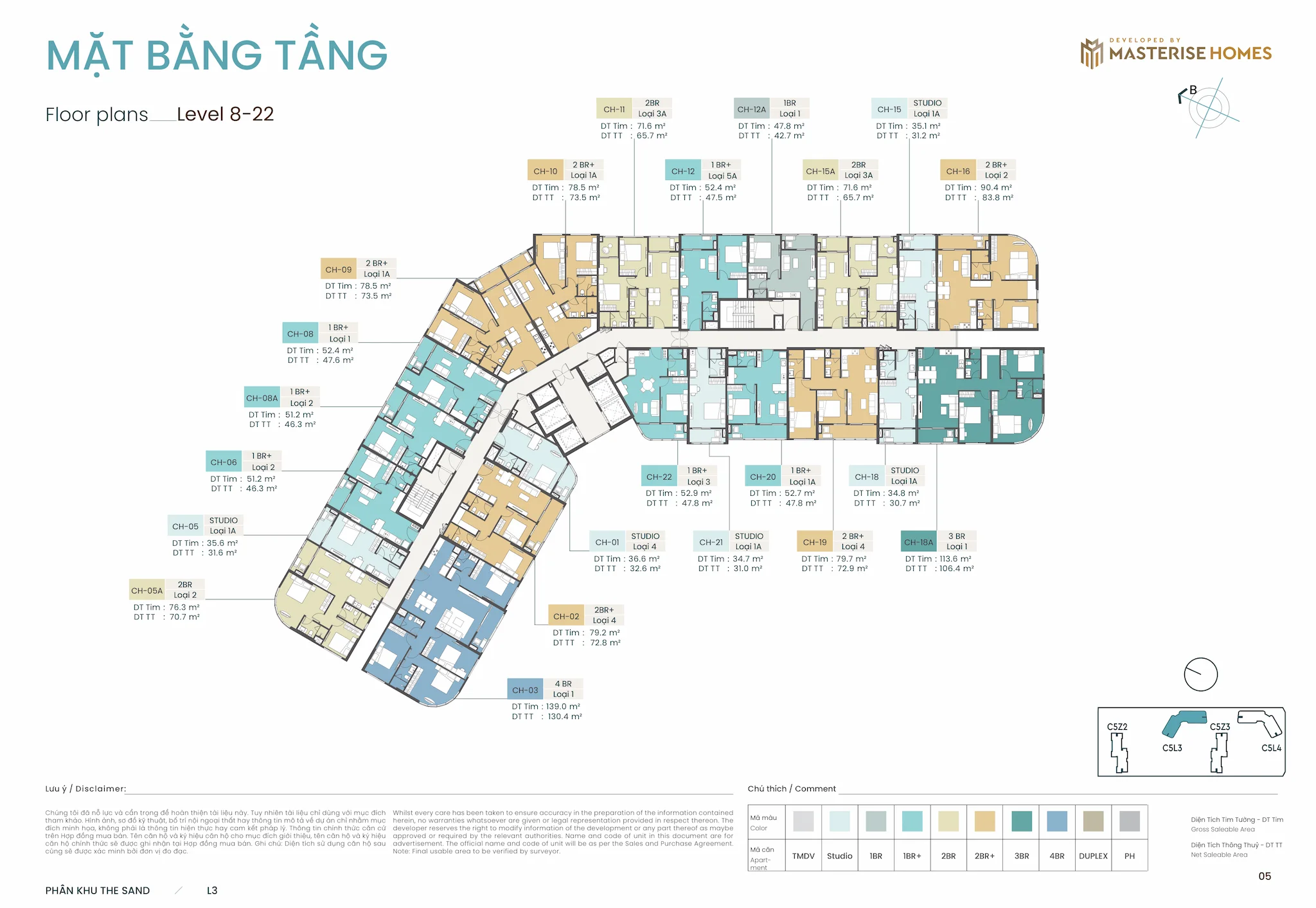 Tòa L3 Tầng 8-22
