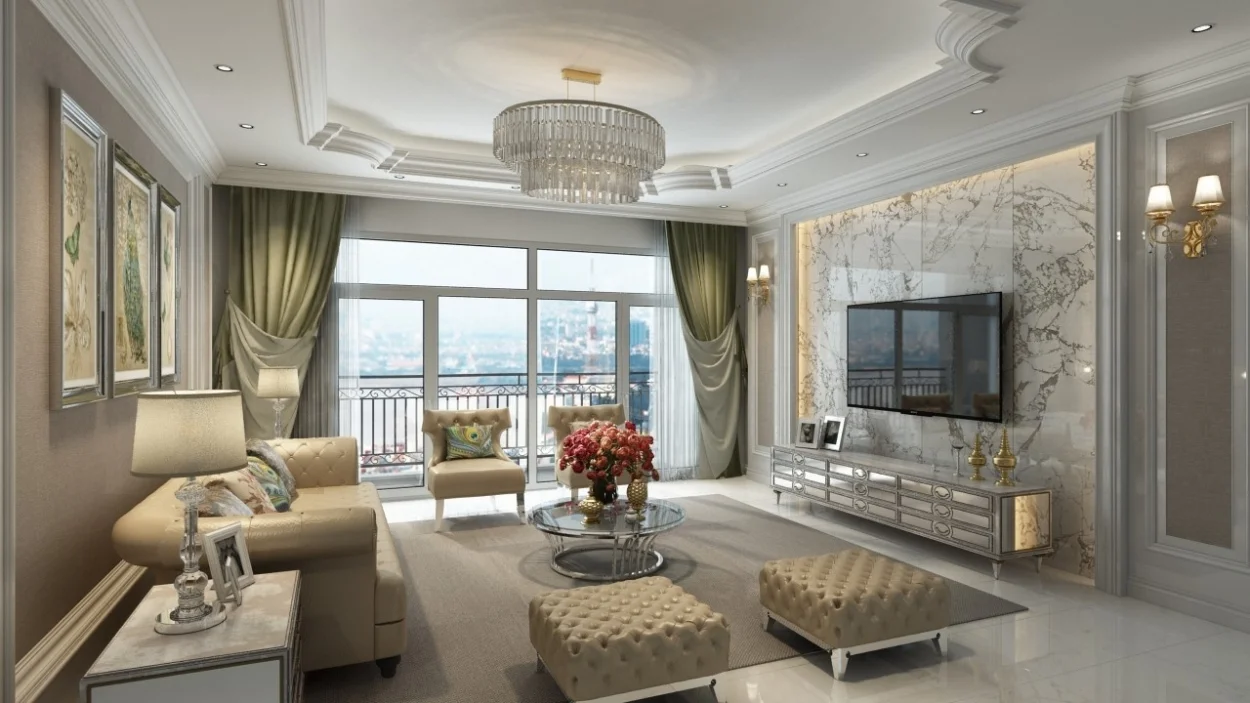 Thiết kế nội thất căn hộ The Grand Hanoi – 22 Hàng Bài