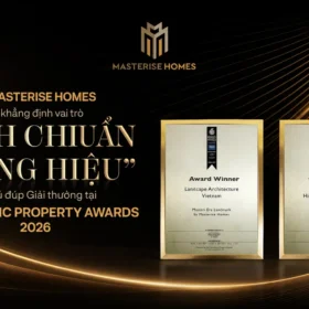 Masterise Homes tại APPA 2026: Hai Giải Thưởng Quốc Tế Khẳng Định Tiêu Chuẩn Hàng Hiệu