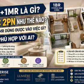 Căn hộ 1BR+1MR là gì? Giải thích đầy đủ cho người mới tìm hiểu
