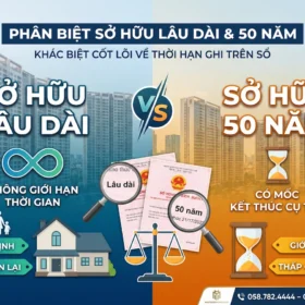 Sở hữu lâu dài và 50 năm khác nhau thế nào? Phân biệt để mua nhà đúng