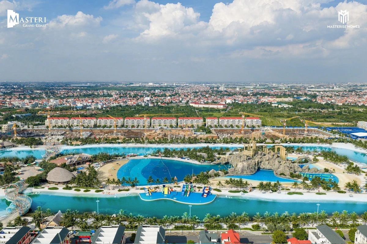 Tiến độ Masteri Grand Coast tháng 6/2026 đang ở giai đoạn nào?