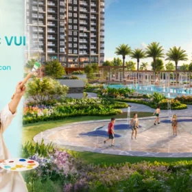 Tiện ích trẻ em tại Masteri Grand Coast: Khu vui chơi, sân nước và không gian vận động nội khu