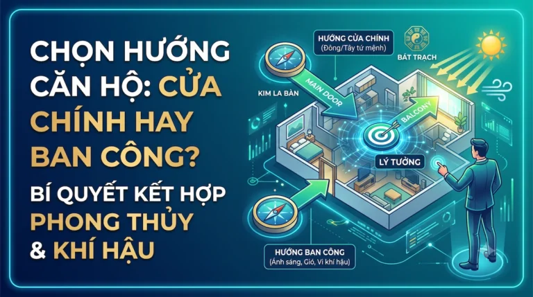 Cách chọn hướng căn hộ hợp phong thủy: Hướng dẫn chi tiết từ A đến Z