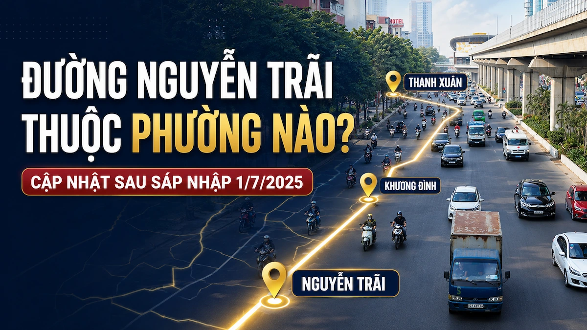 Đường Nguyễn Trãi Hà Nội thuộc phường nào sau sáp nhập?