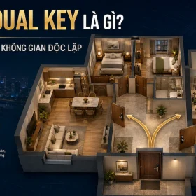 Căn hộ dual key là gì? Cấu trúc, ưu nhược điểm, lưu ý khi xuống tiền