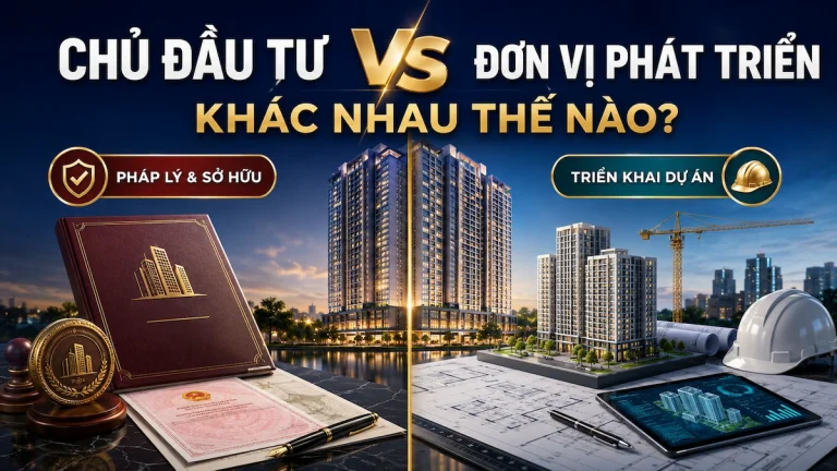 Chủ đầu tư và đơn vị phát triển dự án khác nhau thế nào?