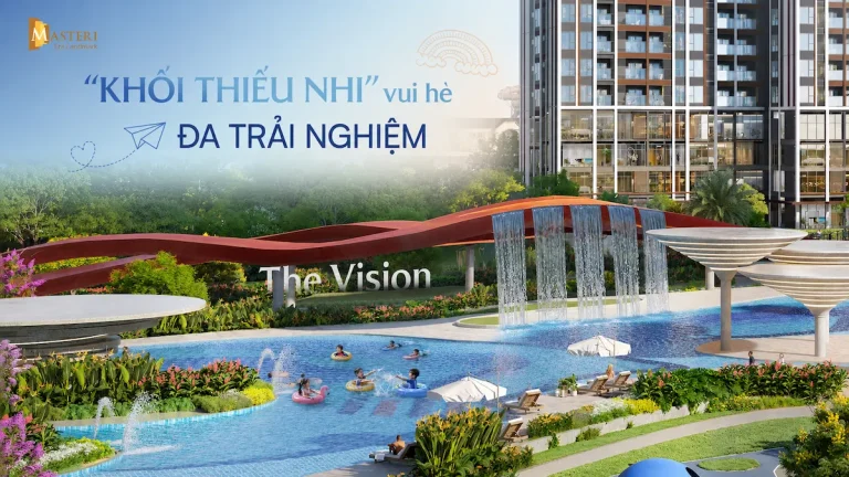 Tiện ích trẻ em tại phân khu The Vision Masteri Era Landmark mùa hè 2026
