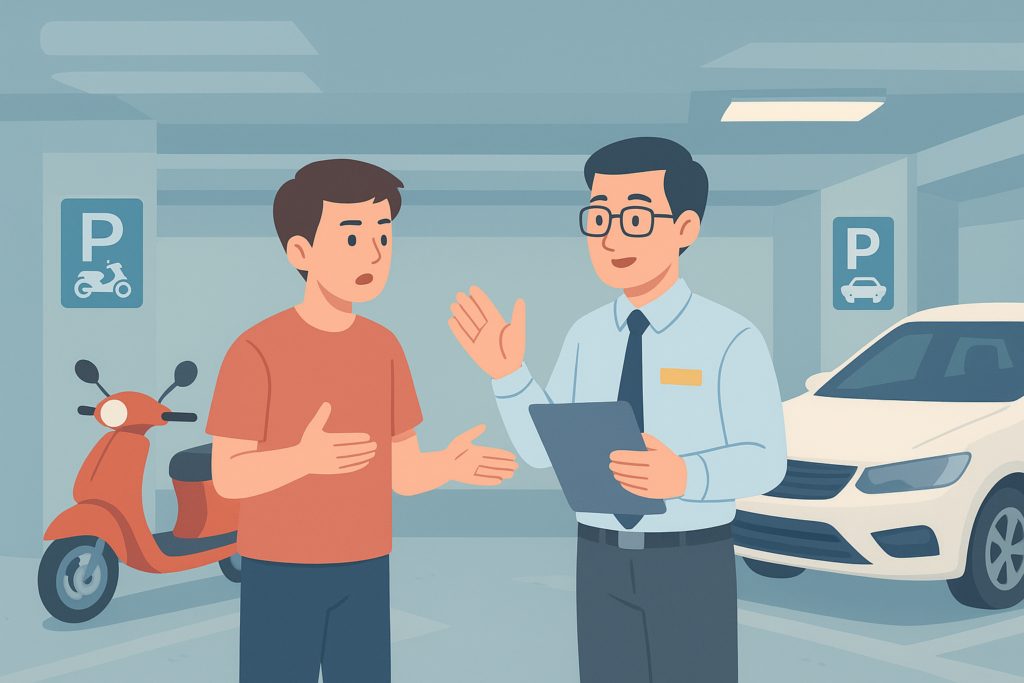 Tranh chấp chỗ để xe trong chung cư và cách xử lý