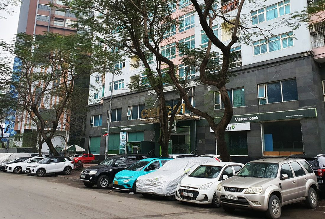 Tầng hầm đỗ xe ô tô trong chung cư