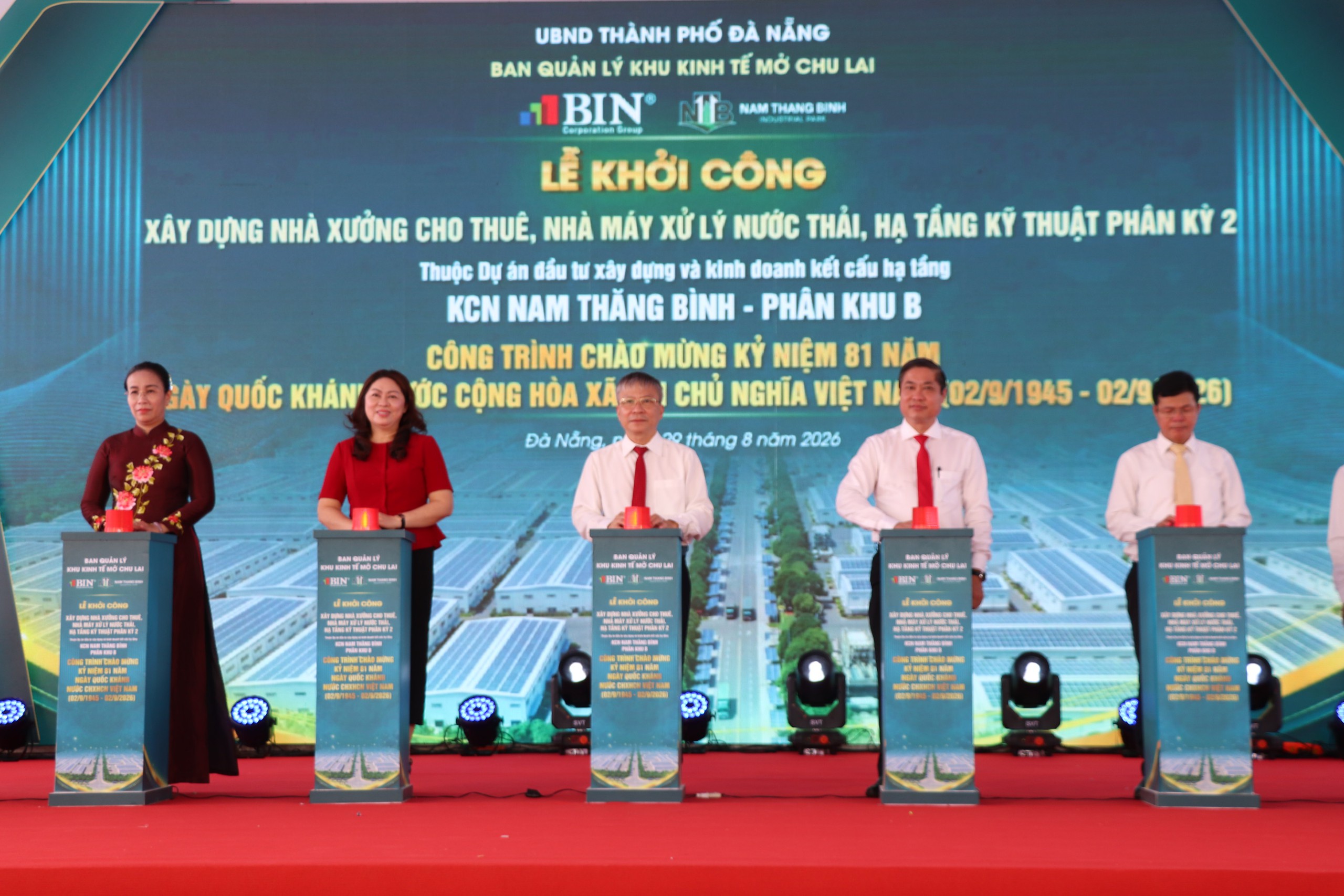 da nang khoi cong 3 hang muc tai kcn nam thang binh voi tong von gan 1 100 ty dong 02