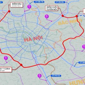 Vành đai 4 Hà Nội đạt 85% giá trị xây lắp đường song hành