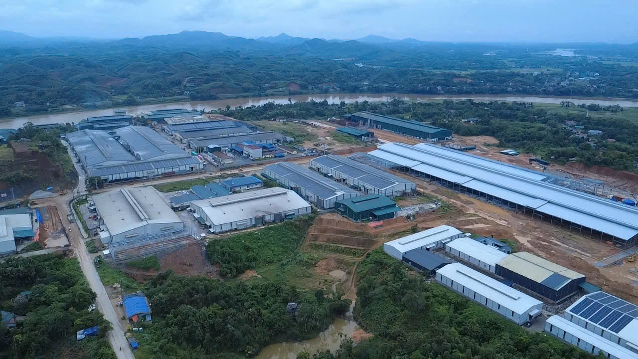 Cụm công nghiệp Minh Quân tại phường Âu Lâu thu hút doanh nghiệp đầu tư