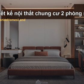 Thiết kế nội thất chung cư 2 phòng ngủ: layout phổ biến và cách bố trí