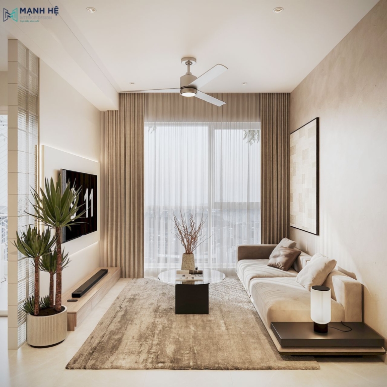 Phong cách hiện đại cho chung cư 70m2