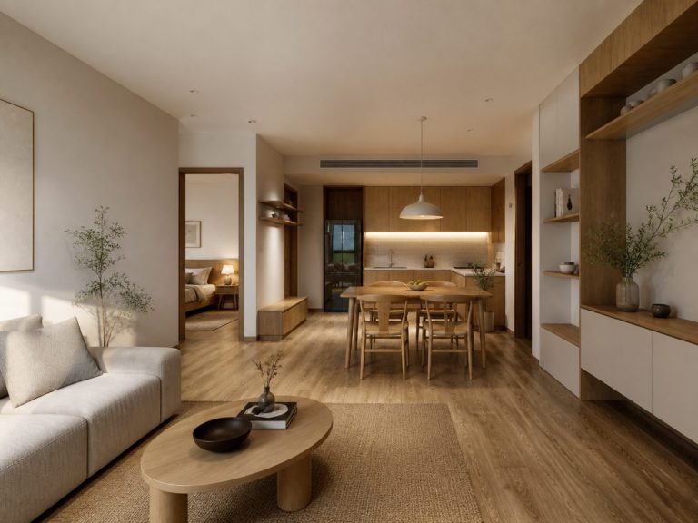 Nội thất chung cư 70m2: Bố trí, phong cách và ngân sách