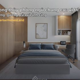 Phong thủy phòng ngủ chung cư: vị trí giường, gương, cửa và ánh sáng
