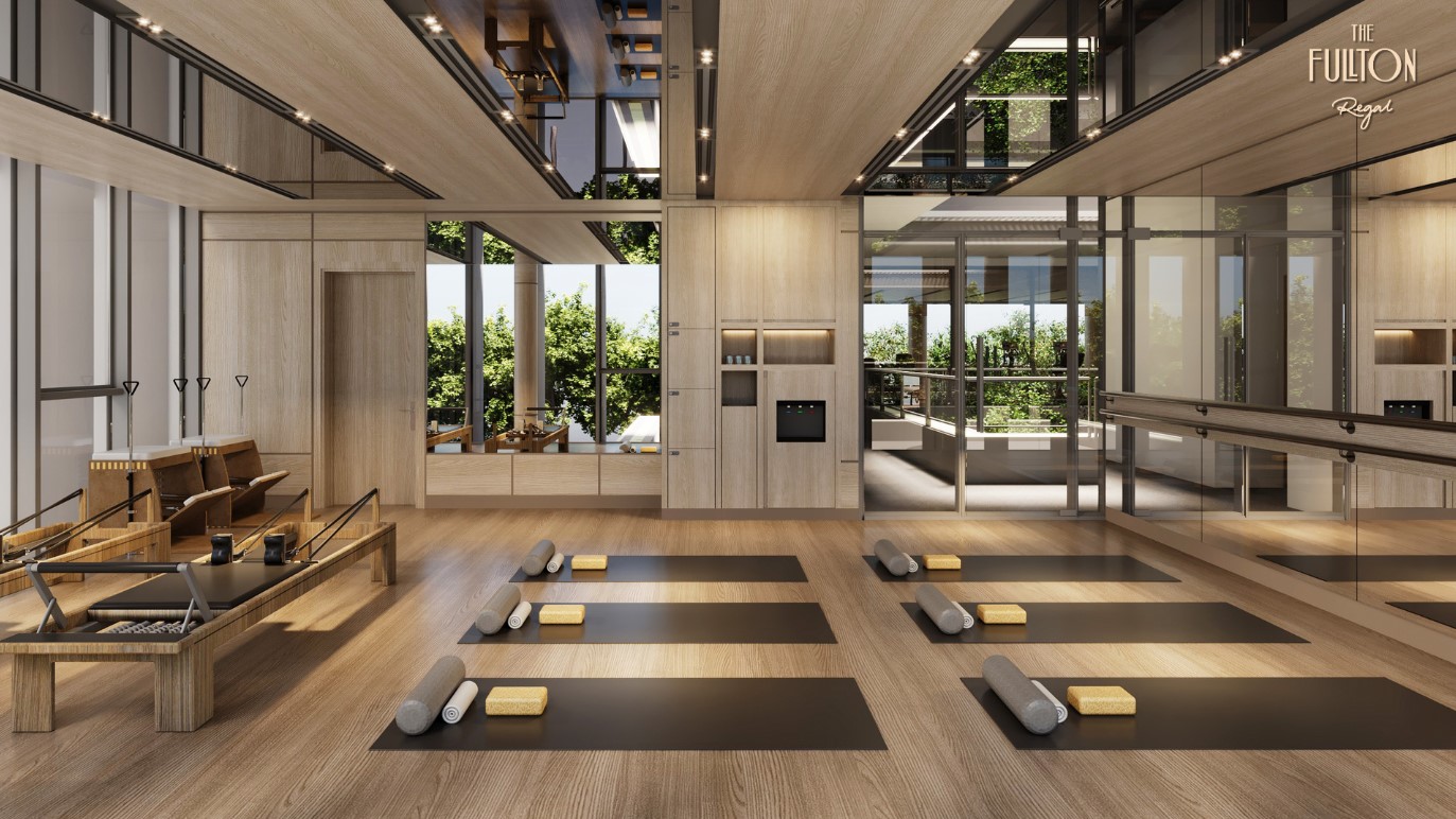 Khu clubhouse được thiết kế cho vận động, kết nối và phục hồi