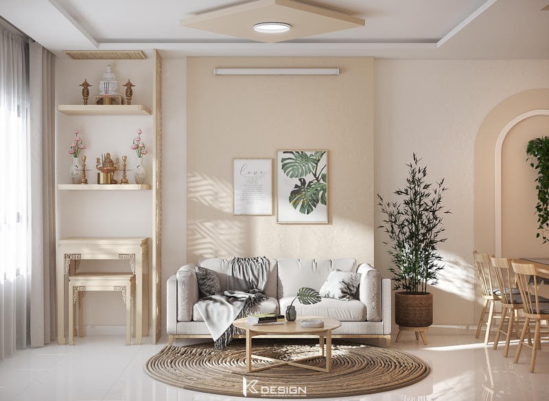 So sánh bàn thờ treo và tủ thờ đứng trong chung cư