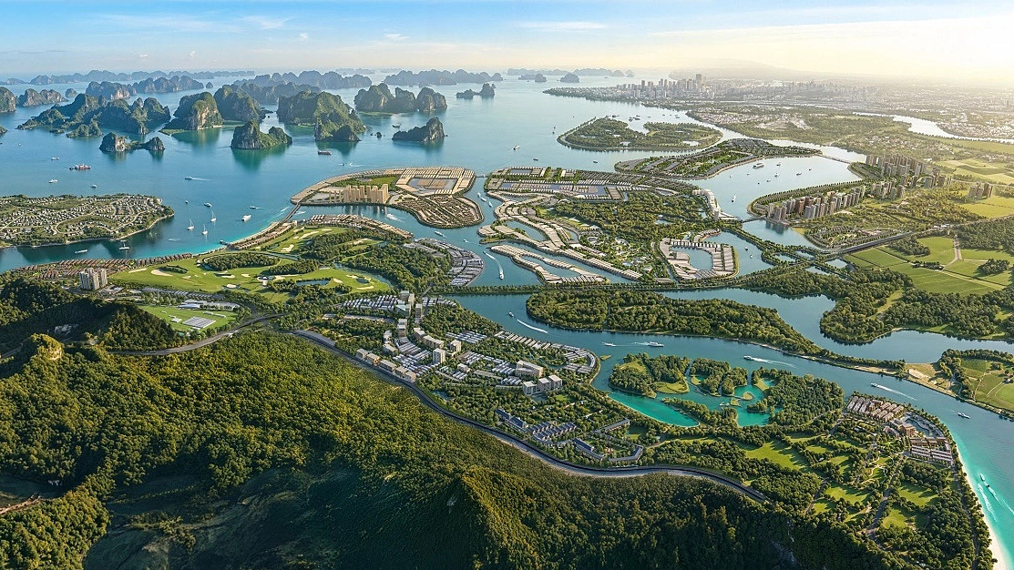 Phối cảnh tổng thể Khu đô thị phức hợp Hạ Long Xanh